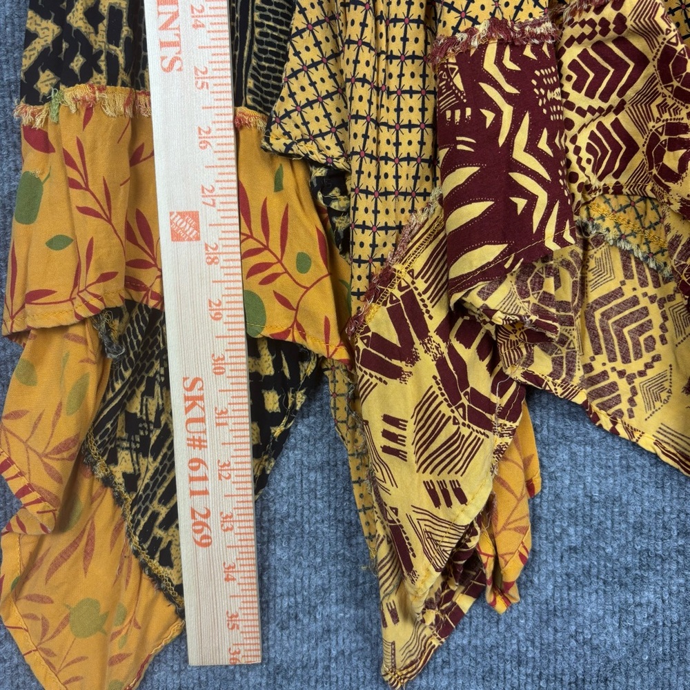 Indigo Thread Co Boho Patchwork Dress Size M - image 9